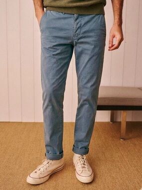 Octobre Blue Garment Died Tom Chinos Size 30/31” & 33” Inseam Business Casual